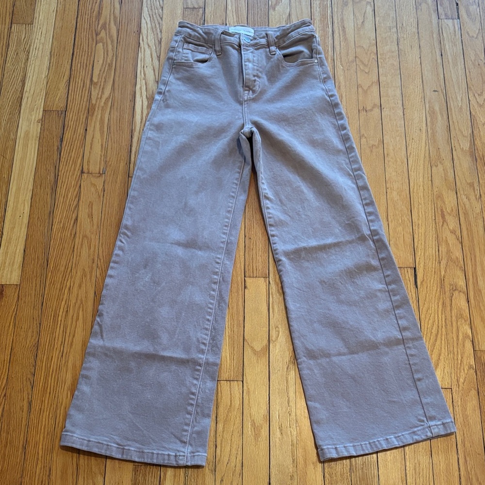 Women's Risen Dusty Rose Wide-Leg Jeans size 5 size 27